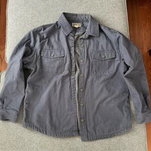 Duluth Trading Co Men's Blue/Grey Shirt Jac